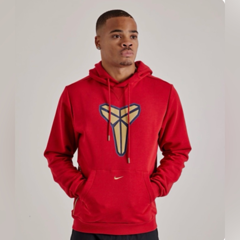 Nike Kobe Dri-FIT Pullover Basketball Hoodie 'Varsity Red/Jersey Gold